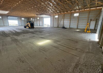 Finish grading with skid steer