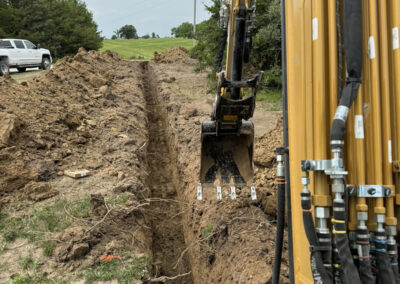 Water Line Excavation